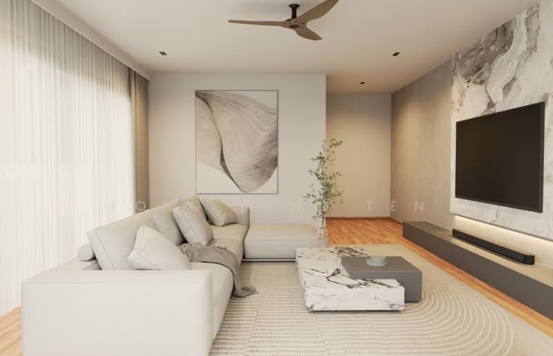 🏠 TOP SOON! Luxury & Elegant 4 Levels Bungalow At D15 East Coast Detached House For Sale at S$ 14,000,000 | PropertyGuru Singapore - Living Room