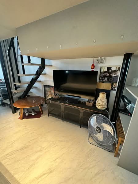 Euhabitat, 228 Jalan Eunos, 1 Bedroom, 517 sqft, Condominium For Rent, by Peter Han, 500067961 - Living Room - PropertyGuru.com.sg