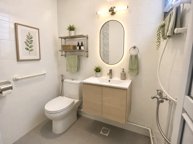 244 Hougang Street 22, 244 Hougang Street 22, 2 Bedrooms, 764 sqft, HDB Flat For Sale, by Kim Ooi, 500067966 - Bathroom - PropertyGuru.com.sg