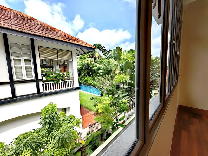 Villas Holland, 4 Bukit Sedap Road, 6 Bedrooms, 12,486 sqft, Good Class Bungalow For Rent, by Kenny Lee, 500068049 - Level 2 - Bedroom 1 Window View - PropertyGuru.com.sg
