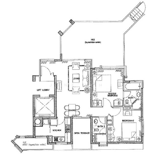 Caribbean at Keppel Bay, 12 Keppel Bay Drive, 2 Bedrooms, 1,270 sqft, Condominium For Rent, by Jane Toh, 500068117 - PropertyGuru.com.sg