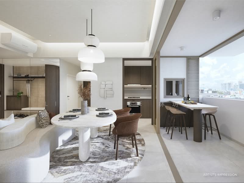 Jansen House Apartment For Sale at S$ 2,100,000 | PropertyGuru Singapore - Dining Room