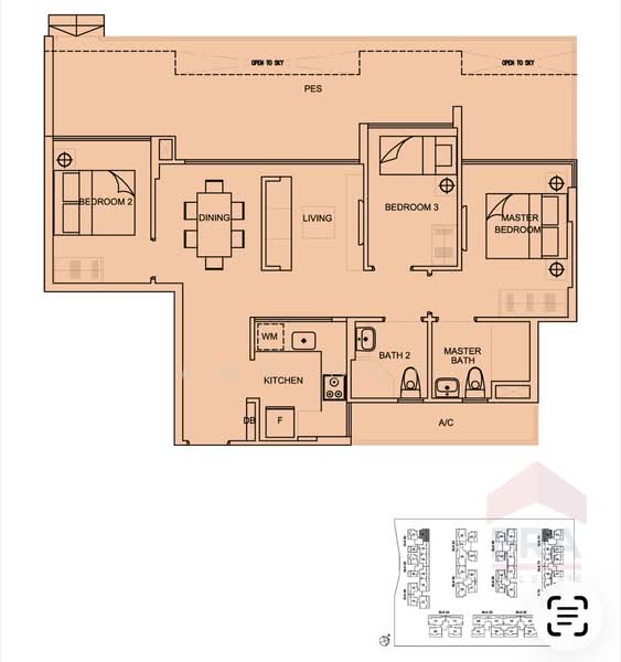 La Fiesta, Sengkang Square, 3 Bedrooms, 1,119 sqft, Condominium For Sale, by Amy Goh, 500068367 - PropertyGuru.com.sg