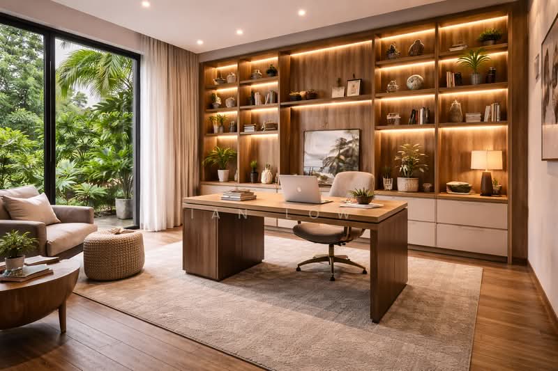 ⭐️ Exclusive New Designer Terraces At Seletar Hills ⭐️ Spacious 5BR + Lifestyle‑Ready Corner Terrace For Sale at S$ 8,200,000 | PropertyGuru Singapore - Study
