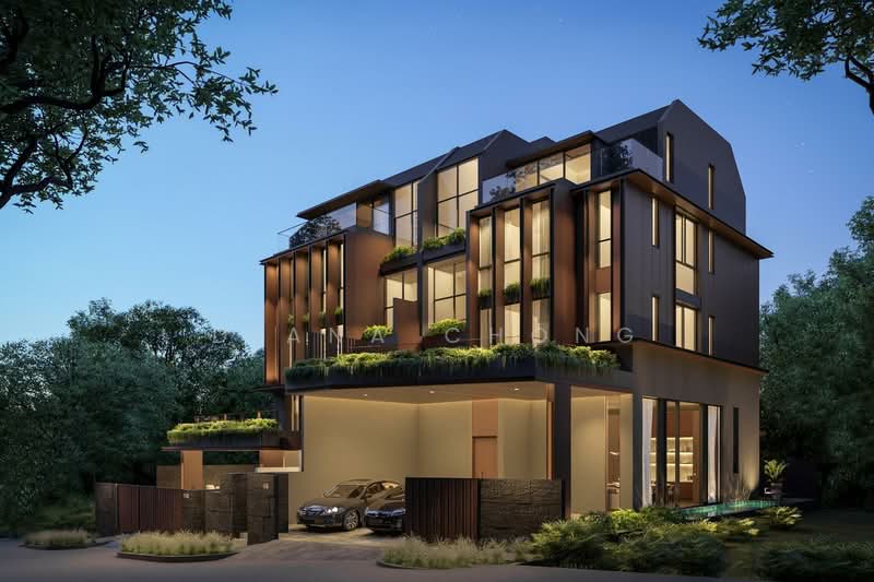 D19 Serangoon Brand New 6 Ensuite Semi-D with Lift & Pool Semi-Detached House For Sale at S$ 8,400,000 | PropertyGuru Singapore - Exterior