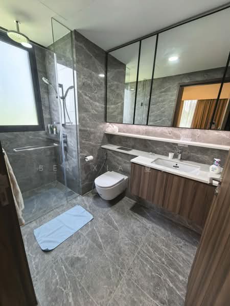 Lentor Modern, 5 Lentor Central, 3 Bedrooms, 969 sqft, Condominium For Rent, by Ben XIA 夏天鹏, 500068637 - Bathroom - PropertyGuru.com.sg