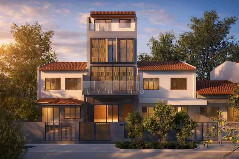 ⭐️D27 ⭐️Brand New 3.5+Mezz Storey Terrace @ Jln Kemuning, Jln Shaer, Jln Salang, Sembawang Rd Terraced House For Sale at S$ 5,280,000 | PropertyGuru Singapore - Exterior