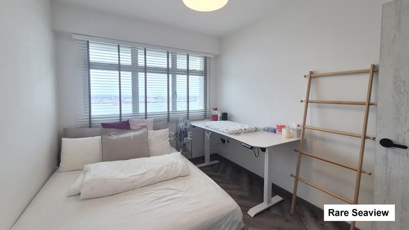 Northshore Straitsview, 421B Northshore Drive, 2 Bedrooms, 1,001 sqft, HDB Flat For Rent, by Stacey Ang, 500068810 - Common Bedroom 1 with Rare seaview - PropertyGuru.com.sg