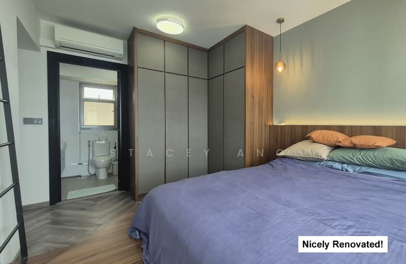 Northshore Straitsview, 421B Northshore Drive, 2 Bedrooms, 1,001 sqft, HDB Flat For Rent, by Stacey Ang, 500068810 - Master Bedroom - PropertyGuru.com.sg