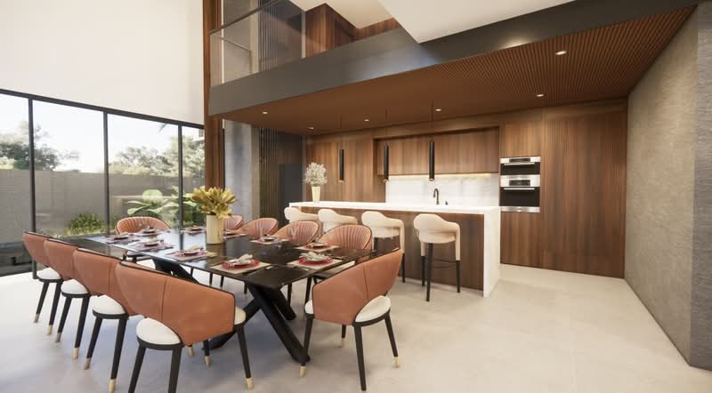 ⭐️D21⭐️ Brand New 2.5 Storey Semi-D @ Jalan Jambu Mawar Semi-Detached House For Sale at S$ 15,800,000 | PropertyGuru Singapore - Dining Room