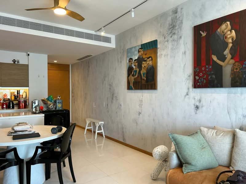 Concourse Skyline, 300 Beach Road, 1 Bedroom, 1,098 sqft, Condominium For Rent, by Li Lin, 500068841 - Living Room - PropertyGuru.com.sg