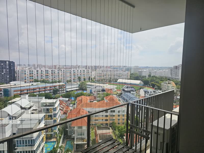 Kovan Regency, 2 Kovan Rise, 2 Bedrooms, 592 sqft, Condominium For Rent, by Kelly Sutina Tan, 500068893 - Balcony - PropertyGuru.com.sg