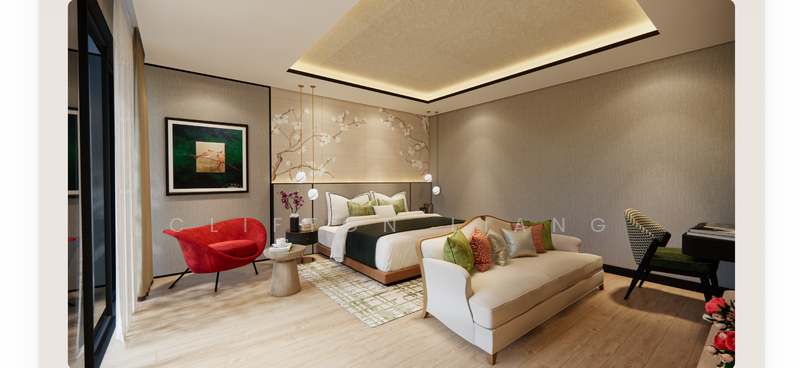 💫 Lux New Bt Timah Linked Bungalow Semi-Detached House For Sale at S$ 15,800,000 | PropertyGuru Singapore - Bedroom