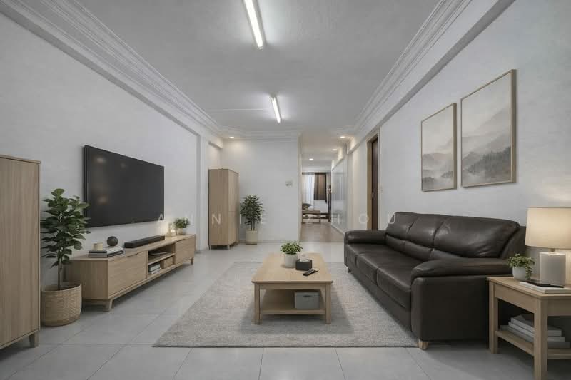 28 Hoy Fatt Road HDB Flat For Sale at S$ 308,000 | PropertyGuru Singapore - Living Room