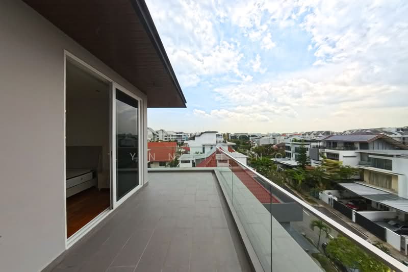 ❤️GIANT⚡️Brand New Corner Terrace within 1km to Tao Nan w Pools, Mezzanine, Attic & Lift Corner Terrace For Sale at S$ 9,200,000 | PropertyGuru Singapore - Balcony