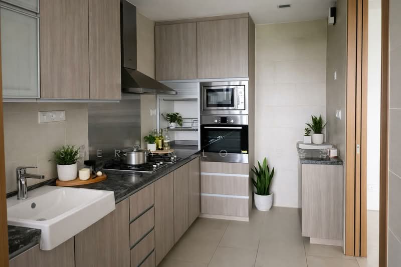 The Seafront on Meyer Condominium For Sale at S$ 4,300,000 | PropertyGuru Singapore - Kitchen (Rendering for illustration)