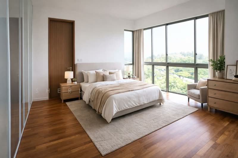 The Seafront on Meyer Condominium For Sale at S$ 4,300,000 | PropertyGuru Singapore - Bedroom (Rendering for illustration)