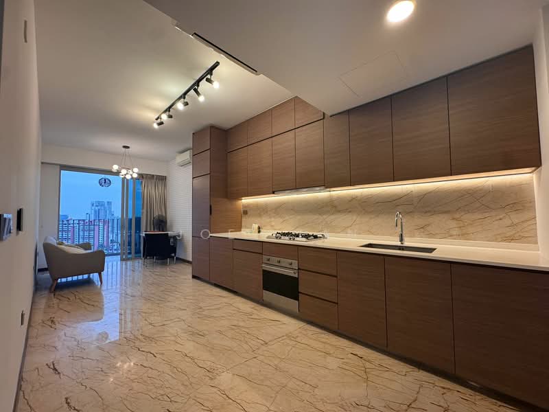 Queens Peak, 1 Dundee Road, 3 Bedrooms, 947 sqft, Condominium For Rent, by Joey Tan, 500069000 - Kitchen - PropertyGuru.com.sg
