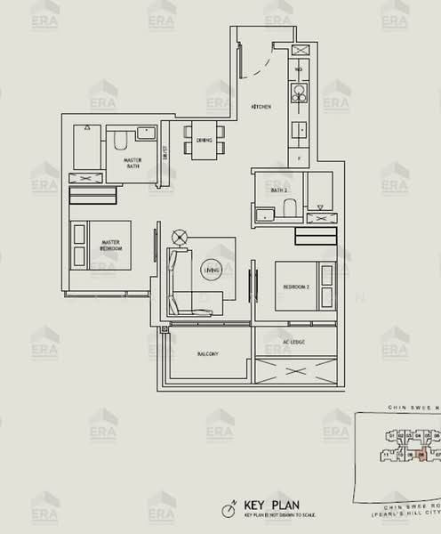 The Landmark, 173 Chin Swee Road, 2 Bedrooms, 678 sqft, Condominium For Rent, by Geraldine Gn, 500069014 - PropertyGuru.com.sg