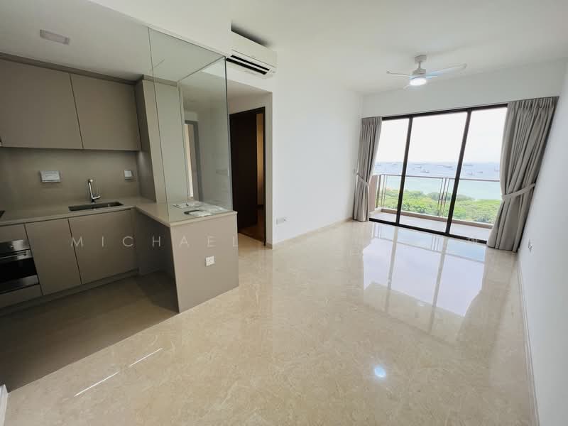 Seaside Residences, 18 Siglap Link, 2 Bedrooms, 786 sqft, Apartment For Rent, by Michael Chin 陈俊雄, 500069021 - Living Room & Kitchen - PropertyGuru.com.sg