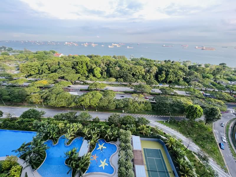Seaside Residences, 18 Siglap Link, 2 Bedrooms, 786 sqft, Apartment For Rent, by Michael Chin 陈俊雄, 500069021 - Balcony View 2 - PropertyGuru.com.sg