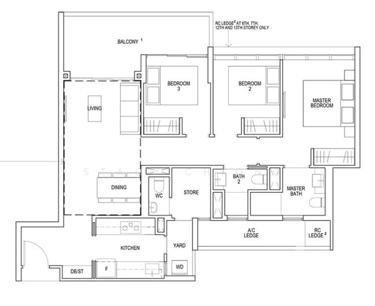 Riverfront Residences Condominium For Sale at S$ 2,288,000 | PropertyGuru Singapore