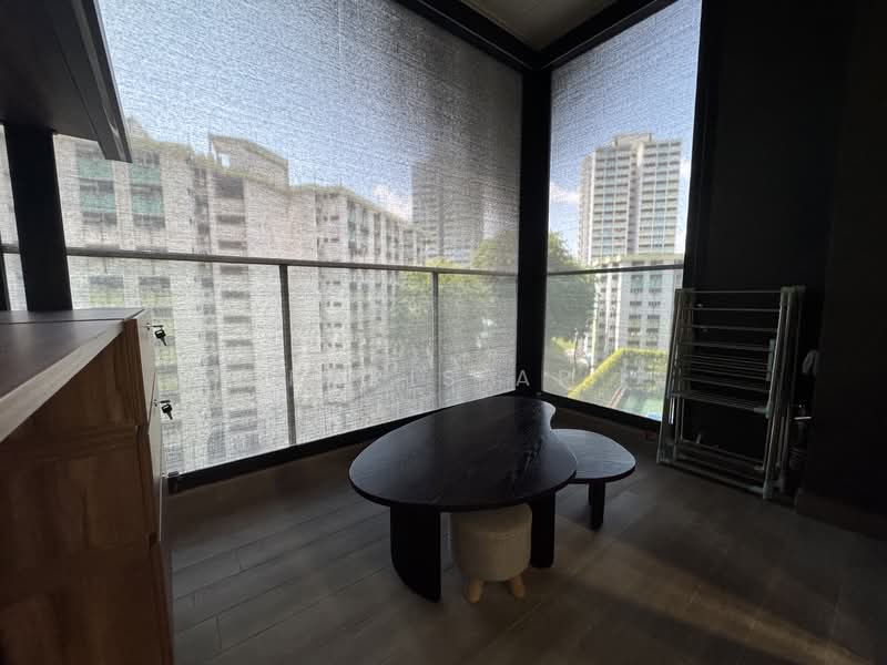 Avenue South Residence, 11 Silat Avenue, 3 Bedrooms, 947 sqft, Condominium For Rent, by Faris Ar, 500069140 - Balcony - PropertyGuru.com.sg