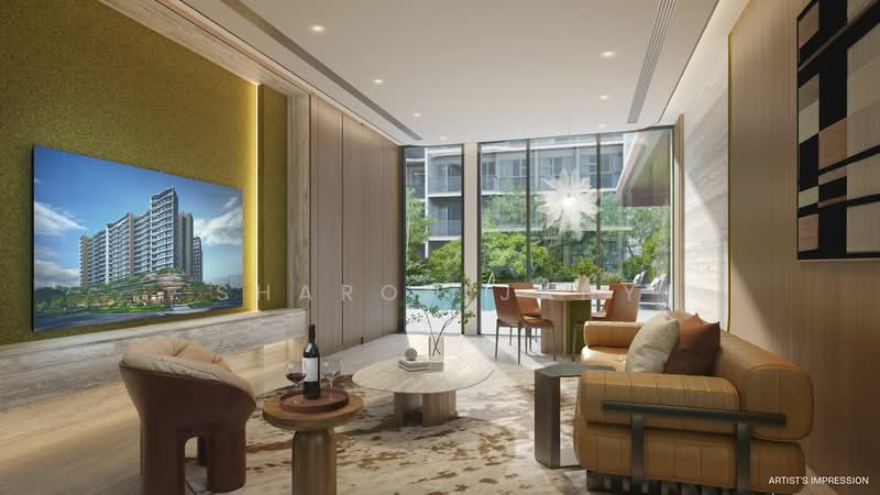 Pinery Residences Condominium For Sale at S$ 2,681,350 | PropertyGuru Singapore - Living Room