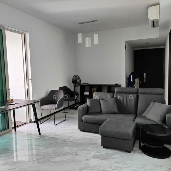 The Vision, 79 West Coast Crescent, 2 Bedrooms, 904 sqft, Condominium For Rent, by Elson Wang, 500069239 - Living Room - PropertyGuru.com.sg