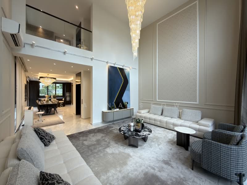 Brand New Inter-Terrace in Novena D11 ❤️ Move In Now! Terraced House For Sale at S$ 7,880,000 | PropertyGuru Singapore - Living Room