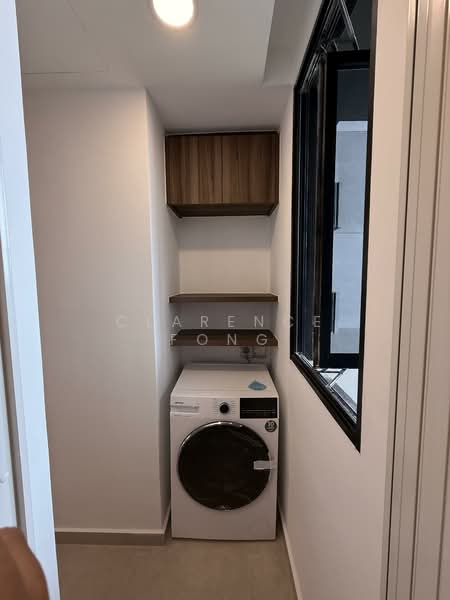 Lentor Modern, 3 Lentor Central, 3 Bedrooms, 1,109 sqft, Condominium For Rent, by Clarence Fong, 500069317 - Washing area - PropertyGuru.com.sg