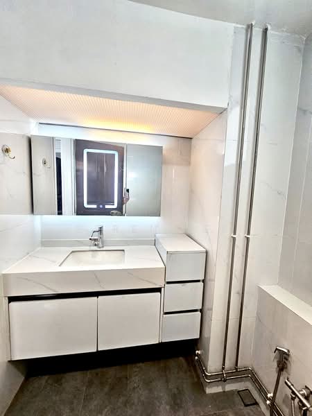 Avila Gardens, 11 Flora Road, 2 Bedrooms, 894 sqft, Condominium For Rent, by Serene Ee, 500069352 - Bathroom - PropertyGuru.com.sg