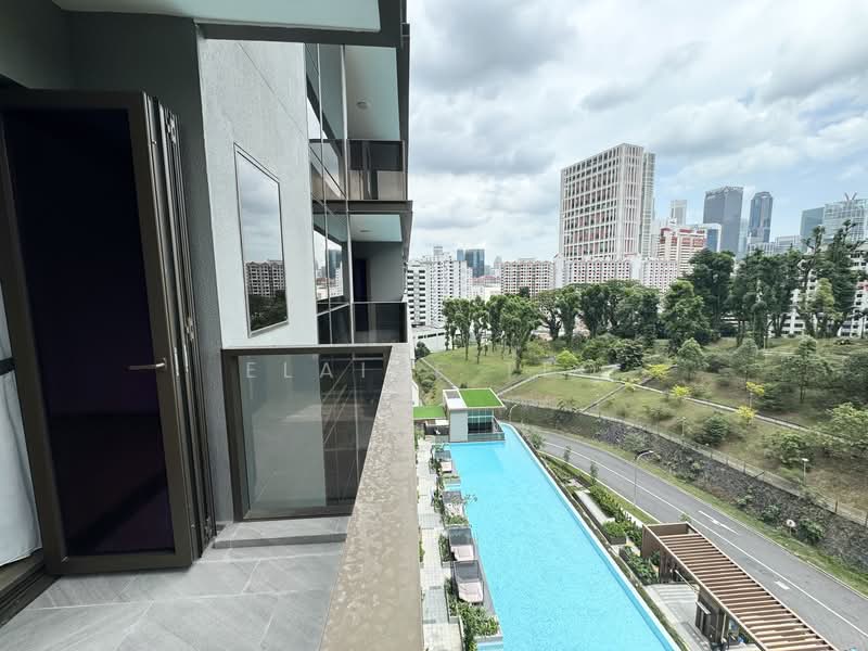 The Landmark, 173 Chin Swee Road, 3 Bedrooms, 1,076 sqft, Condominium For Rent, by Elaine Teo, 500069397 - Balcony - PropertyGuru.com.sg