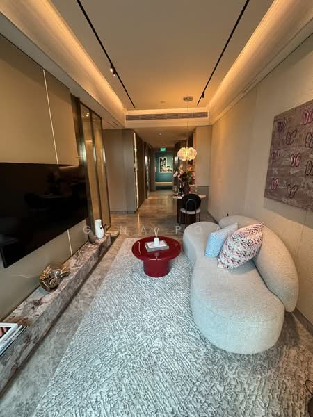 W Residences Marina View - Singapore Condominium For Sale at S$ 2,138,000 | PropertyGuru Singapore - Living Room
