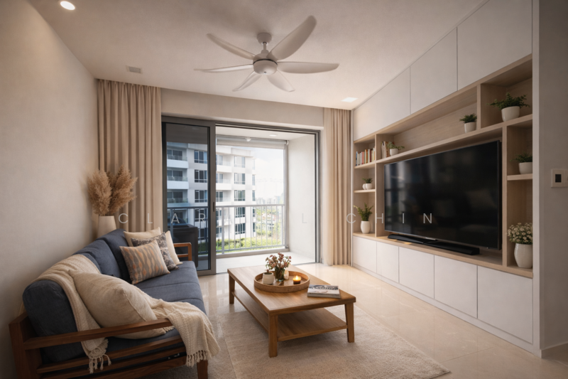 Arc at Tampines Executive Condominium For Sale at S$ 1,430,000 | PropertyGuru Singapore - Living Room