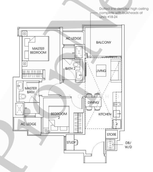 The Antares, 19 Mattar Road, 2 Bedrooms, 710 sqft, Condominium For Rent, by Winston Ho, 500069580 - PropertyGuru.com.sg