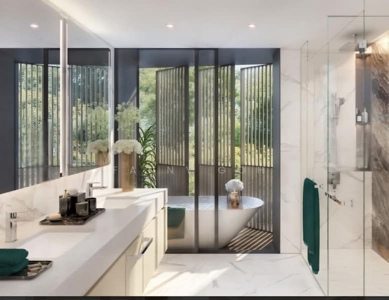 ❤️ $2xxx PSF, Brand New House with Lift & Pool! ❤️ King Albert Park MRT ❤️, Clementi Park / Upper Bukit Timah, 5 Bedrooms, 5,436 sqft, Semi-Detached House For Sale, by Fanny Goh, 500069661 - Bathroom - PropertyGuru.com.sg