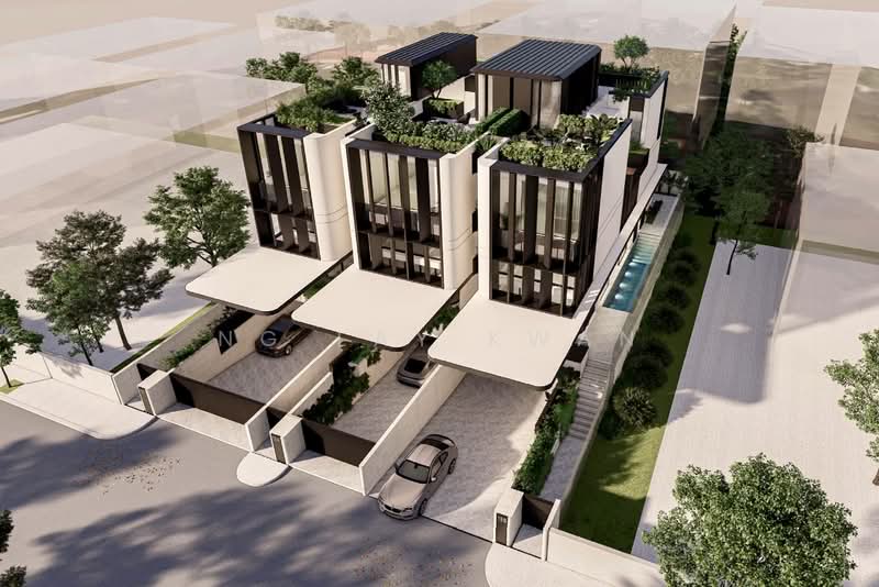 ⭐️FREEHOLD 5-Storey Brand New Corner Terrace @ Serangoon Garden⭐️ Corner Terrace For Sale at S$ 8,300,000 | PropertyGuru Singapore - Exterior