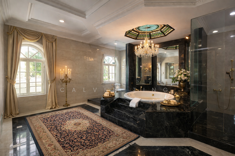 Beautifully Renovated GCB at Old Holland Road, , 6 Bedrooms, 12,000 sqft, Good Class Bungalow For Rent, by Calvin Ting, 500070132 - Bathroom - PropertyGuru.com.sg