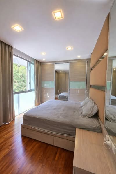 Botannia Condominium For Sale at S$ 2,360,000 | PropertyGuru Singapore - Master Bedroom with Planter box