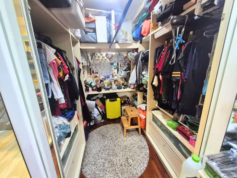 Huge walk-in wardrobe