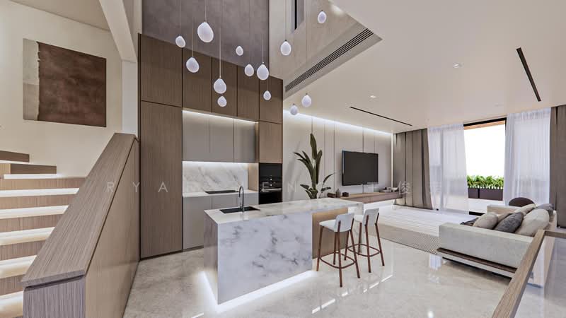 Brand New Modern 2.5 Sty Corner Terrace with Basement & Lift | 5,931 sqft Built-Up Corner Terrace For Sale at S$ 7,500,000 | PropertyGuru Singapore - Kitchen