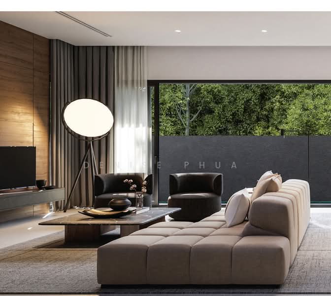 ⚡ WONDR HOMES ⚡ District 15 Developer Launch 4 plot of FH Brand New Semi D Tay Lian Teck Palm Ave Semi-Detached House For Sale at S$ 8,780,000 | PropertyGuru Singapore - Living Room