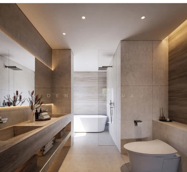 ⚡ WONDR HOMES ⚡ District 15 Developer Launch 4 plot of FH Brand New Semi D Tay Lian Teck Palm Ave Semi-Detached House For Sale at S$ 8,780,000 | PropertyGuru Singapore - Bathroom