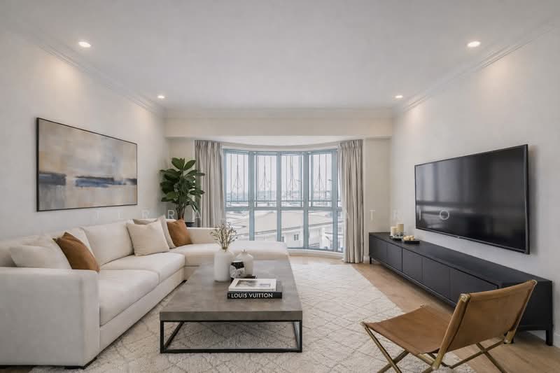 Yew Mei Green Condominium For Sale at S$ 1,399,000 | PropertyGuru Singapore - Virtual Staging - Living Area