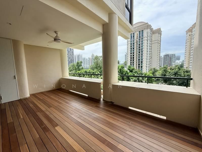 The Colonnade, 82 Grange Road, 3 Bedrooms, 3,993 sqft, Condominium For Rent, by Winona Tan 陈沛如, 500070460 - Balcony - PropertyGuru.com.sg