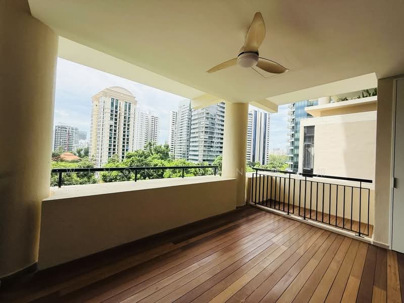 The Colonnade, 82 Grange Road, 3 Bedrooms, 3,993 sqft, Condominium For Rent, by Winona Tan 陈沛如, 500070460 - Master Balcony - PropertyGuru.com.sg