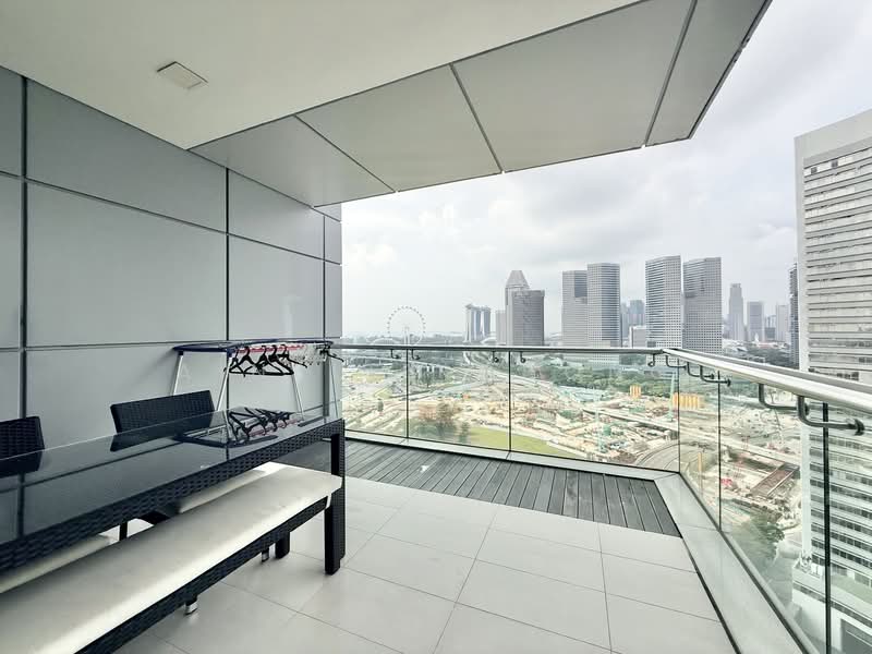 Concourse Skyline Condominium For Sale at S$ 1,900,000 | PropertyGuru Singapore - Balcony