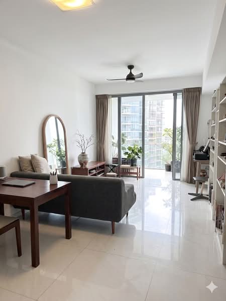 Cyan, 8 Keng Chin Road, 2 Bedrooms, 1,001 sqft, Condominium For Sale, by Winnie Ding, 500070554 - Living Room - PropertyGuru.com.sg