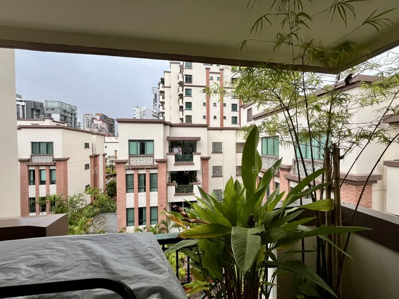 Palm Spring, 16 Ewe Boon Road, 3 Bedrooms, 2,067 sqft, Condominium For Rent, by Minghui Chng, 500070575 - Balcony - PropertyGuru.com.sg